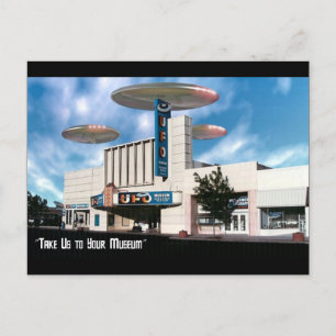 Take Us to Your Museum Postcard