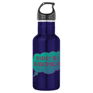 Take Your Beverage With You in Style in a Blue 532 Ml Water Bottle