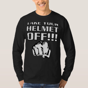 Take Your Helmet Off Stock Car Racing T-Shirt
