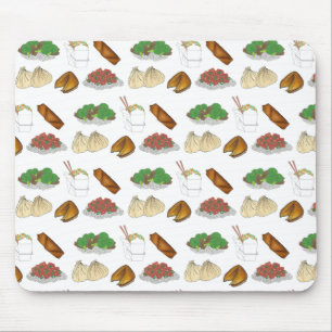 Takeaway Chinese Restaurant Takeout Food Cuisine Mouse Mat