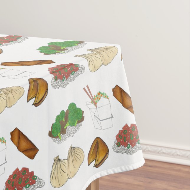 Takeaway Chinese Restaurant Takeout Food Cuisine Tablecloth (In Situ)
