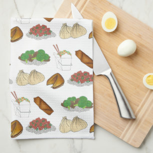 Takeaway Chinese Restaurant Takeout Food Cuisine Tea Towel