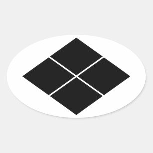 Takeda Bishi Oval Sticker