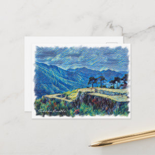 Takeda Castle ポストカード Postcard