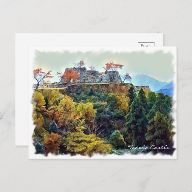 Takeda Castle Postcard (Front/Back)