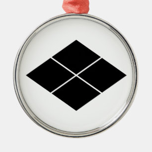 Takeda rhombus metal tree decoration