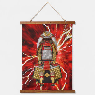 Takeda Shingen Samurai Armor Japanese Wall Tapestr Hanging Tapestry