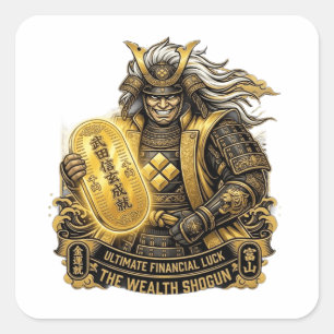 Takeda Shingen: The Wealth Shogun - Ultimate Gold  Square Sticker