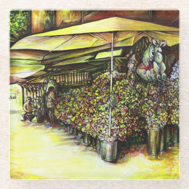 Taken the Possession of Optices Glass Coaster (Front)