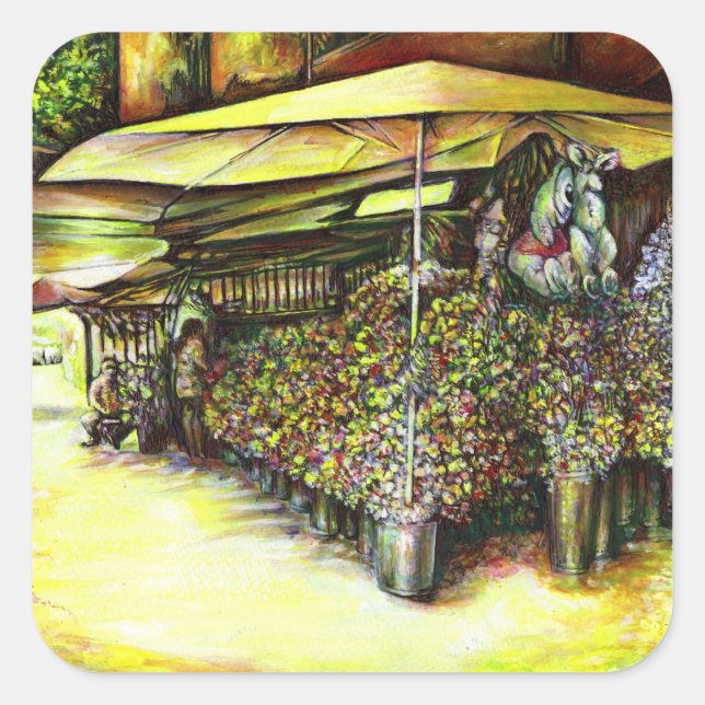 Taken the Possession of Optices Square Sticker (Front)