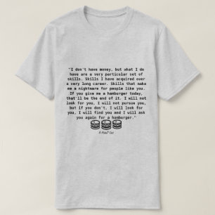 TAKEN with Hamburgers - A MisterP Shirt