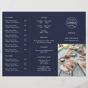 Takeout   Navy Blue Restaurant Photo Takeaway Menu