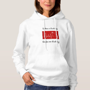 Takes a licking - Keeps on ticking Hoodie