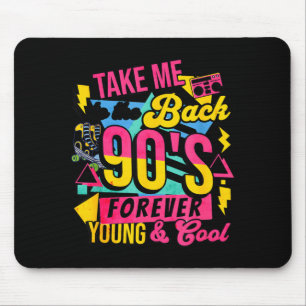Takes Back to the 90s Retro Vintage Halloween Mouse Mat