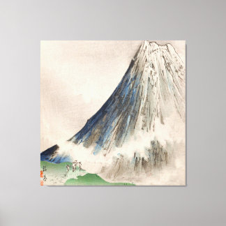 Takeuchi Seiho - Seihō jūni Fuji, Pl.08 (1894) Canvas Print