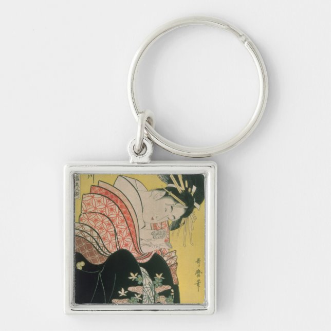Takigawa from the Tea-House, Ogi Key Ring (Front)