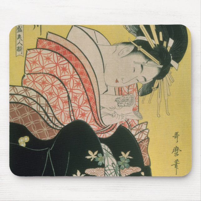 Takigawa from the Tea-House, Ogi Mouse Mat (Front)