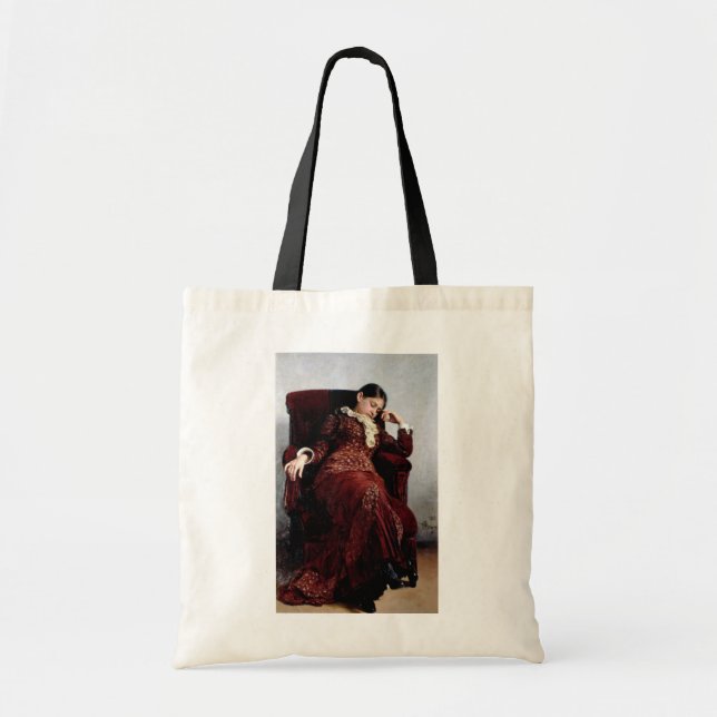 Taking a rest, Ilya Repin Tote Bag (Front)