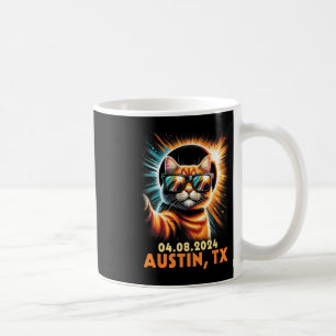 Taking A Selfie Total Solar Eclipse 2024 Austin Te Coffee Mug