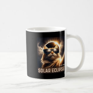 Taking A Selfie With Solar 2024 Eclipse Wearing Gl Coffee Mug