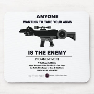Taking Arms - 2nd Ammendment Mouse Mat