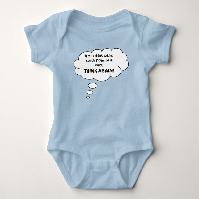 Taking Candy From A Baby Funny Retort Bodysuit (Front)