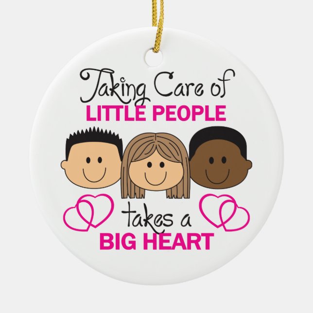 Taking Care Ceramic Tree Decoration (Front)