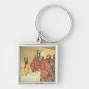 Taking Communion, from the Life of St. Benedict (f Key Ring