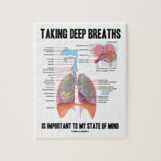 Taking Deep Breaths Is Important To My State Mind Jigsaw Puzzle