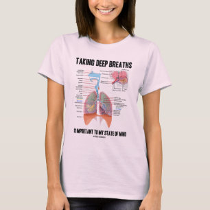 Taking Deep Breaths Is Important To My State Mind T-Shirt