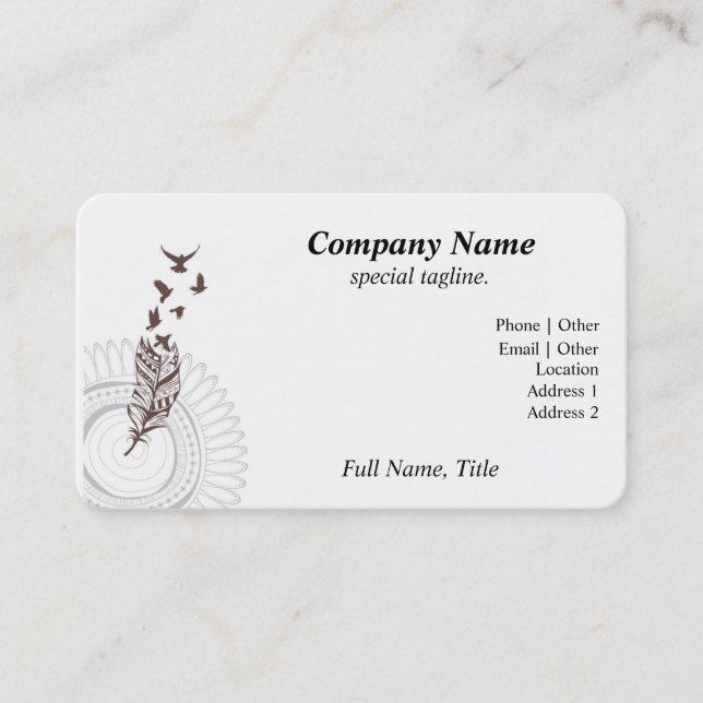 Taking Flight Appointment Card (Front)