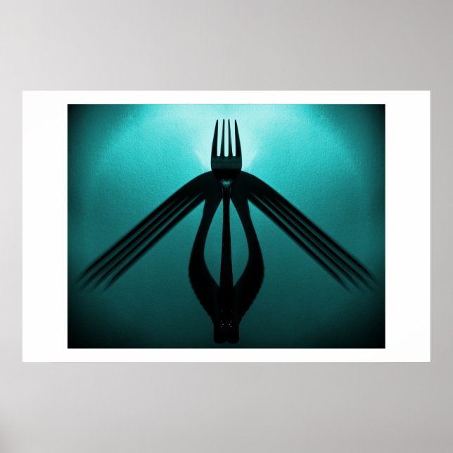 Taking Flight (Cutlery Abstract) Poster (Front)