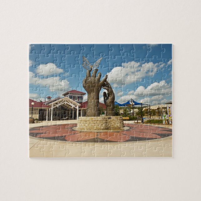 Taking Flight sculpture Jigsaw Puzzle (Horizontal)