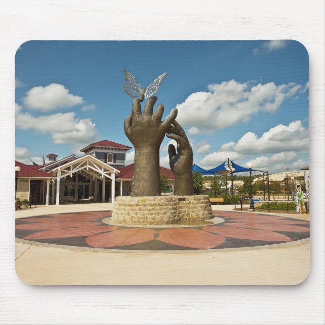 Taking Flight sculpture Mouse Mat (Front)