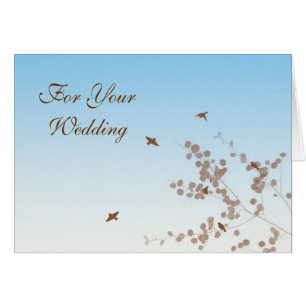 Taking Flight Wedding Card