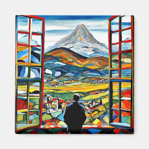 Taking in the view magnet