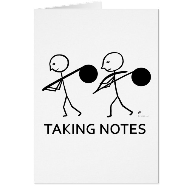 Taking Notes (Front)