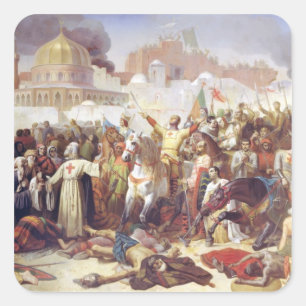 Taking of Jerusalem Square Sticker