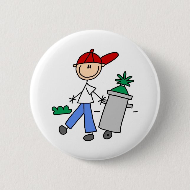 Taking Out The Trash Button (Front)