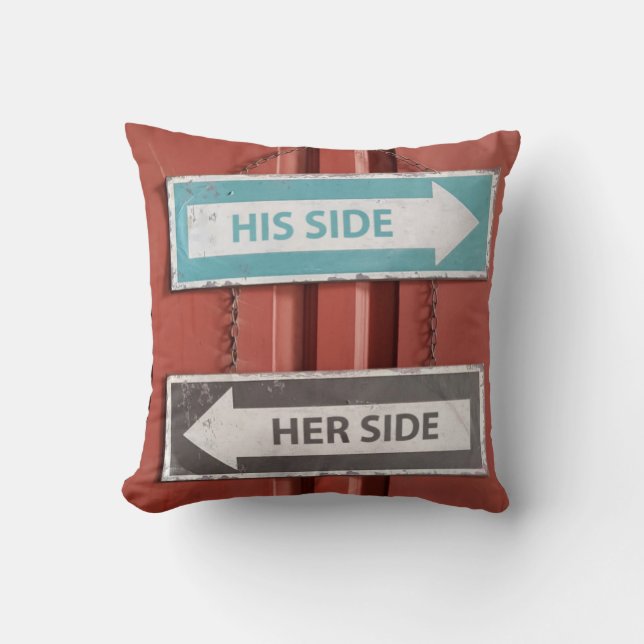 Taking Sides Cushion (Front)