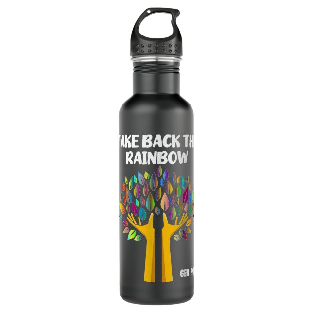 Taking Take Back The Rainbow Genesis 913 God's Pro 710 Ml Water Bottle (Front)