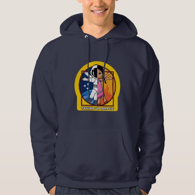 Taking Up Space Logo Men's Hoodie (Front)