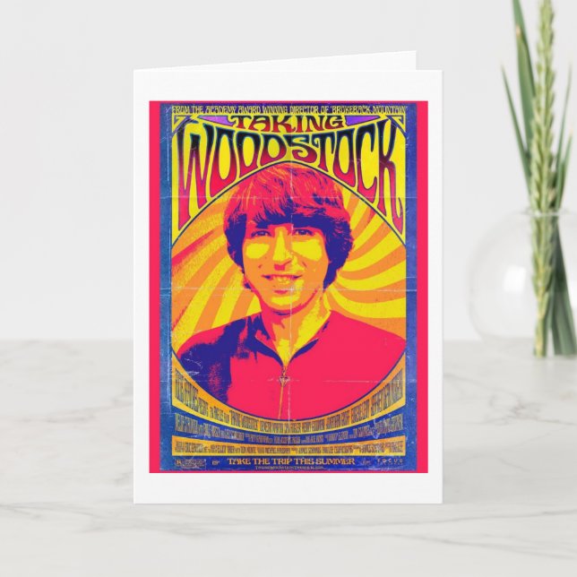 Taking Woodstock Greeting Card (Front)