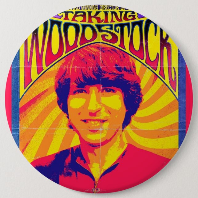 TakingWoodstockPoster 6 Cm Round Badge (Front)