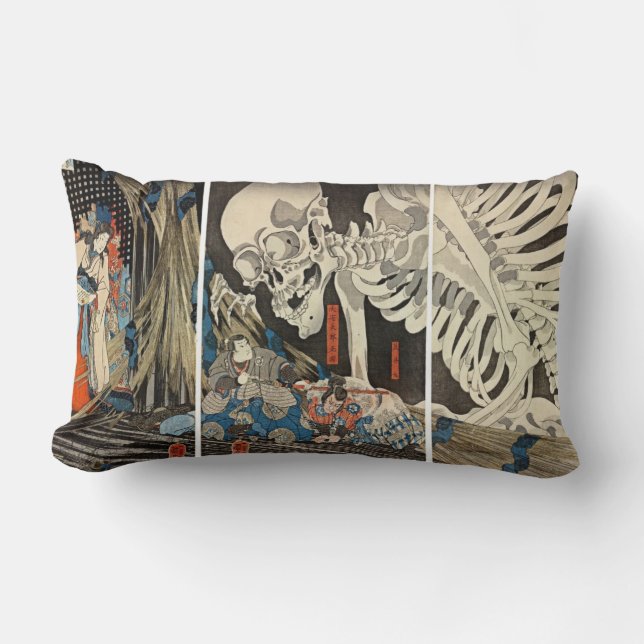 Takiyasha the Witch and the Skeleton Spectre Lumbar Cushion (Front)