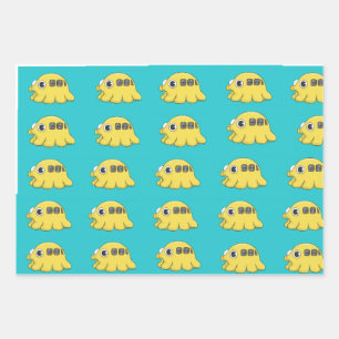 Tako Bus Wrapping Paper Flat Sheet Set of 3 TEST