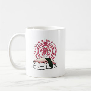 Tako Octopus Sushi Cat Coffee Mug