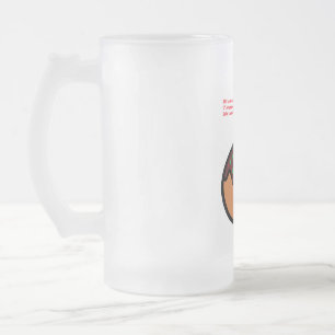 Takoyaki Frosted Glass Beer Mug