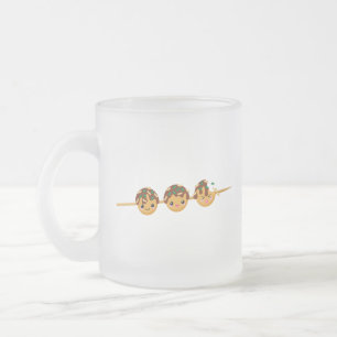 Takoyaki Frosted Glass Coffee Mug