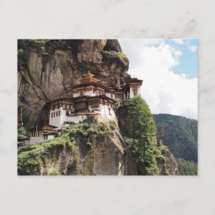Taktsang Monastery (Tiger's Nest) in Bhutan Postcard